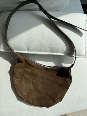 Nothing Written Suede Shoulder Bag